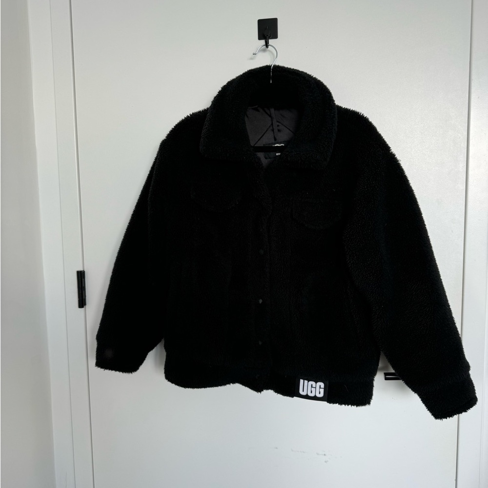 UGG Black Sherpa Jacket